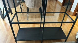 Estantería diseño moderno cristal y metal