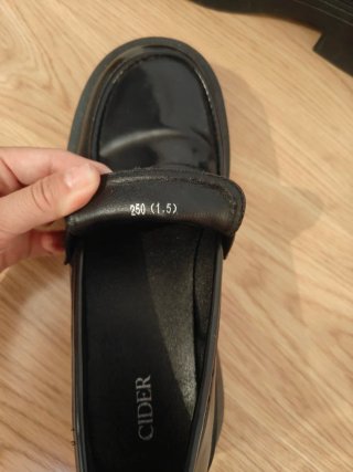 Mocasines Cider negros talla 40