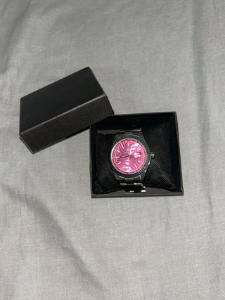 Reloj de Pulsera con Esfera Rosa