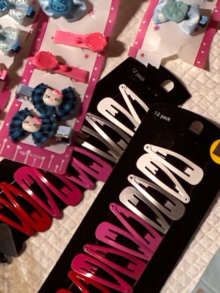 Accessori capelli bambina assortiti upcycling