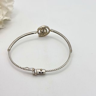 Pulsera oro 18kt espiral con diamantes