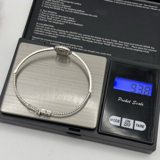 Pulsera oro 18kt espiral con diamantes