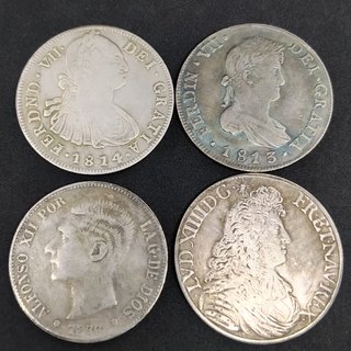 LOTE DE 4 MONEDAS DE COLECCIÓN VARIADAS