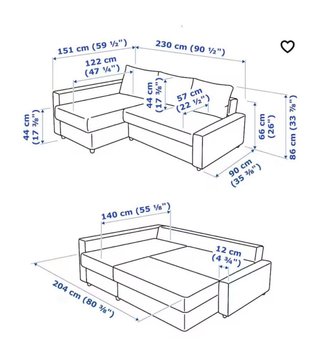 SOFA CAMA FRIHETEN IKEA