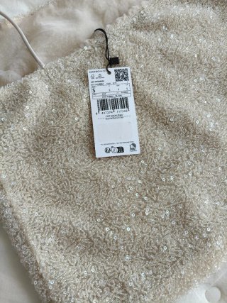 Top lentejuelas dorado tirantes finos