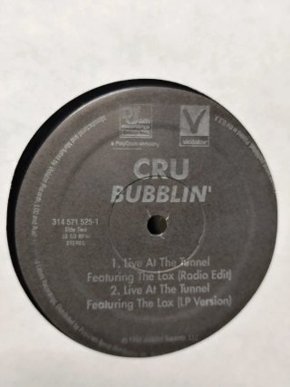 Vinilo CRU - Bubblin' / Live At The Tunnel 12"