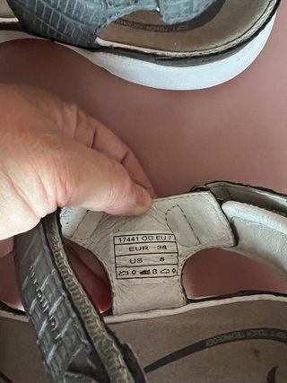 Sandalias Allrounder plateadas talla 38