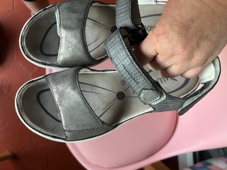 Sandalias Allrounder plateadas talla 38