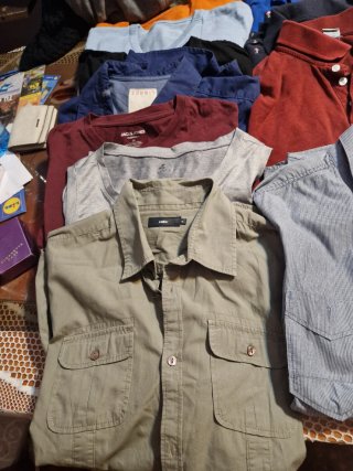 Lote 15 Camisetas Hombre Talla M/L