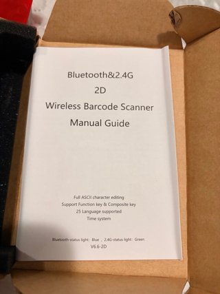 Escáner Inalámbrico Bluetooth y 2.4G