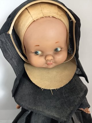 Muñeca Antigua Monja Vintage Años 60