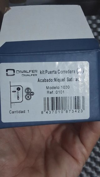 Kit Cerradura Puerta Corredera Divalfer 1030