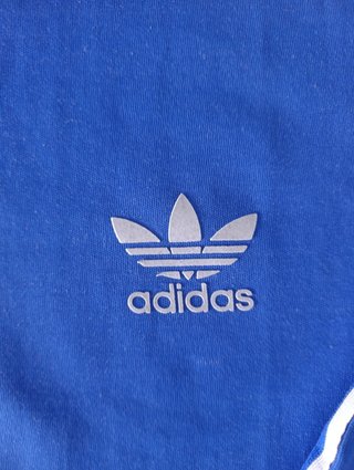Adidas Sudadera L 40 años Made in Yugoslavia Azul