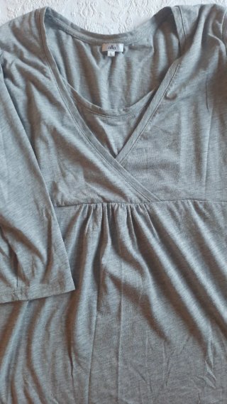 2 Pantalones Premamá y Camiseta Azul