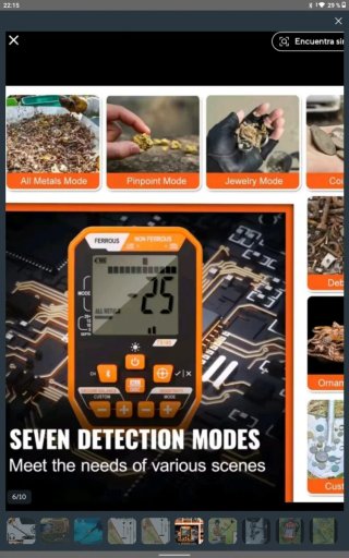 Detector de buceo kit completo