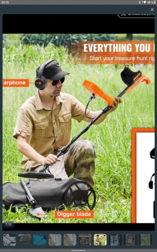 Detector de buceo kit completo