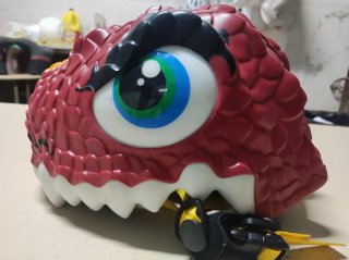 Casco Infantil Crazy Safety con Luz