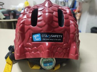 Casco Infantil Crazy Safety con Luz