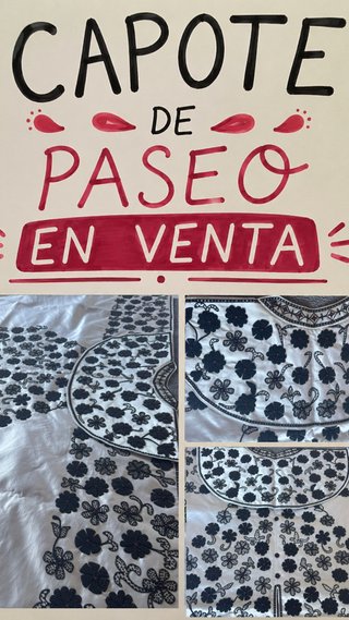 Capote de paseo para toreros