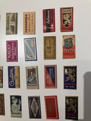 Lote Antiguo Hojas de Afeitar Varias Marcas