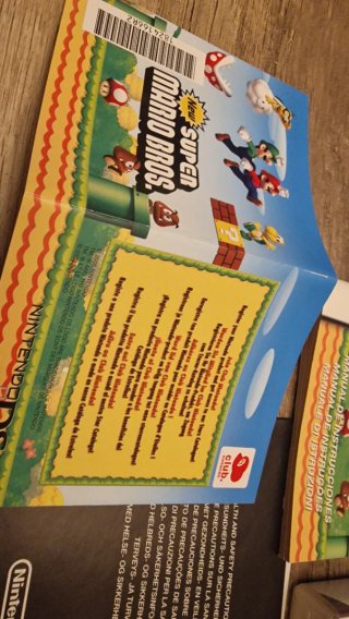 New Super Mario Bros. DS Manual y Caja
