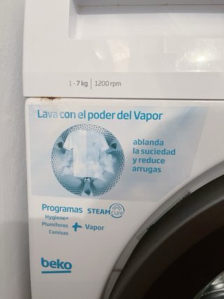 Lavadora Beko Blanca
