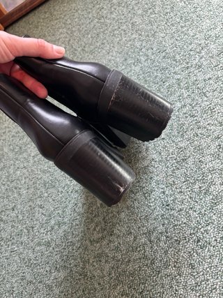 Botines tacón negros