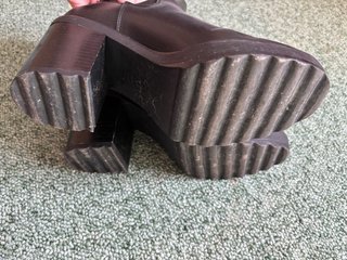 Botines tacón negros