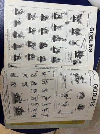 Warhammer Orcos y Goblins Libro Antiguo
