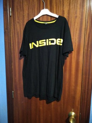 Camiseta Negra INSIDE Talla M
