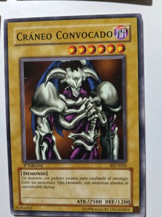 Cartas  Yu-Gi-Oh! 1ª Edición Español
