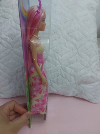 Barbie Mattel Muñeca Vestido Rosa Mariposas