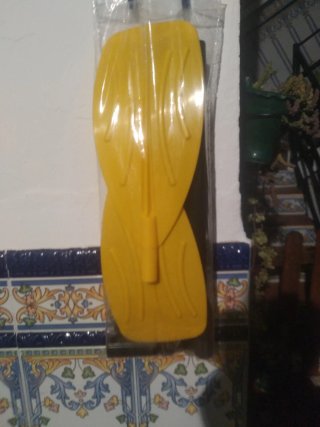 Palas de remo desmontables negro/amarillo