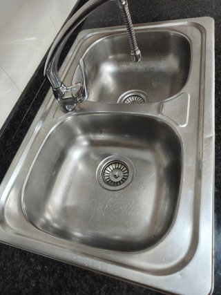 Fregadero de cocina doble