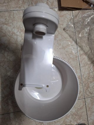 Batidora amasadora blanca