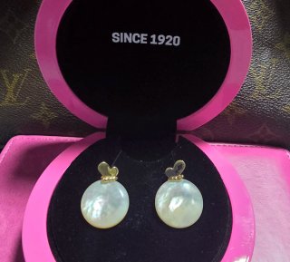 Pendientes Tous Oro 18K Mariposa Perla