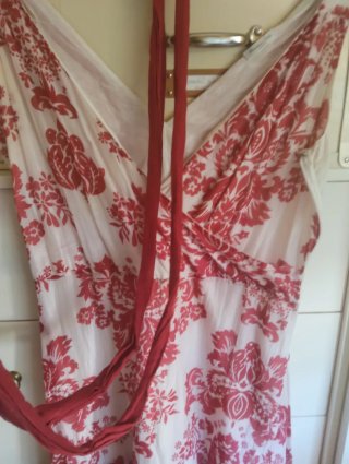 Massimo Dutti Talla L vestido Gasa precioso Estamp