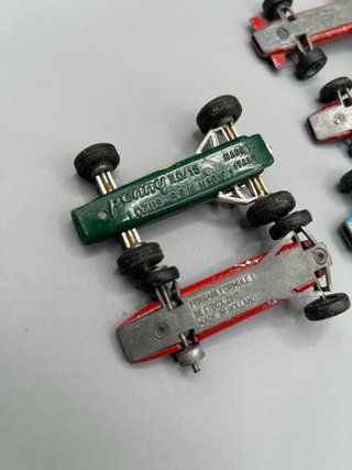 Lote 5 coches Fórmula 1 vintage metal
