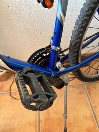 Bicicleta NEW STAR plateada y azul