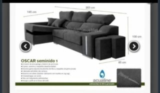 Sofá modular beige y gris