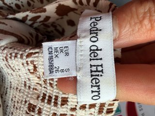 Vestido Pedro del Hierro estampado