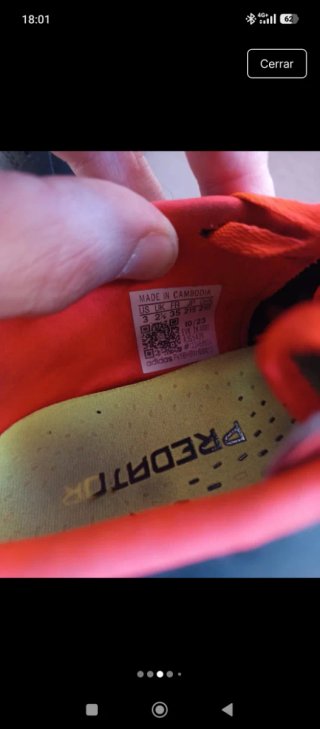 Botas de fútbol Adidas Predator Talla 35