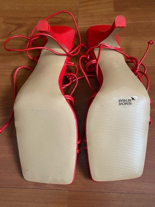 Sandalias Rojas Zara