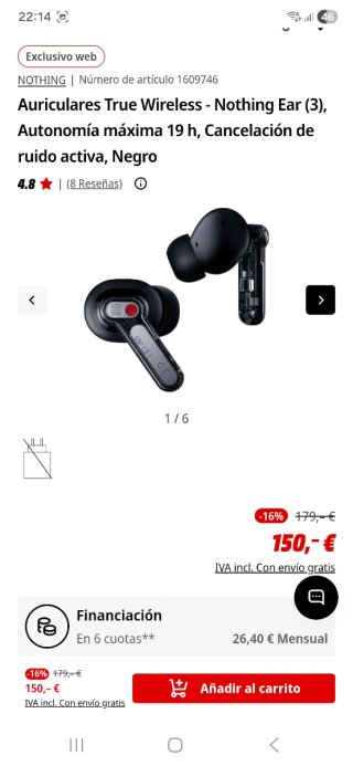 Auriculares Nothing Ear (3)