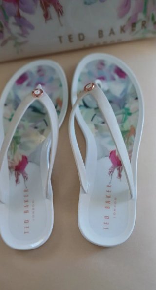 Bolso Ted Baker floral blanco