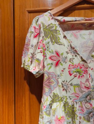 Vestido largo flores Springfield