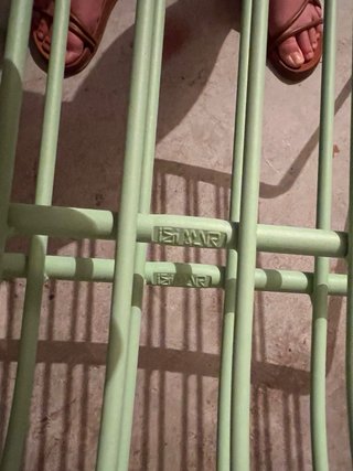 Silla HAY HELONGE verde metal
