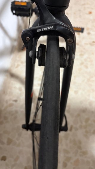 Bicicleta B'TWIN Aluminio Negra