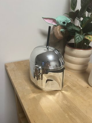 Casco Mandalorian Star Wars Vaso
