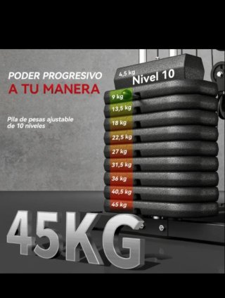 Máquina de musculación multifuncional